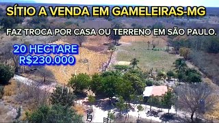 SÍTIO A VENDA FAZ TROCA POR CASA OU TERRENO EM SÃO PAULO 20 HECTARE 230000 38997479047 [upl. by Phira]