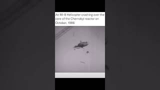 An Mi8 helicopter crashing over the Chernobyl reactor in October 1986 [upl. by Trinia913]