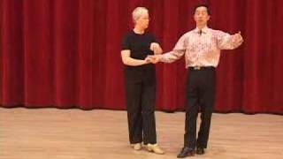 Silver Rumba  Alemana Advanced Hip Twist Walks Back Check Spot Turn Dance Lesson [upl. by Lemhaj]