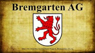 Bremgarten AG [upl. by Henriha668]