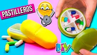 CAJITAS Pastilleros GIGANTES en forma de PASTILLAS o CÁPSULAS  DIY Room Decor [upl. by Malda]