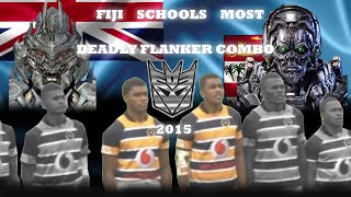 Most Deadly Flanker Combo Highlights  Fiji High School Rugby 2015 [upl. by Saidnac]