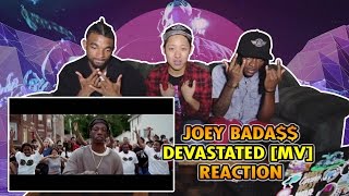 Joey Bada  Devastated Hip Hop Music Video Reaction Commentary NY BRONX [upl. by Arihsak]