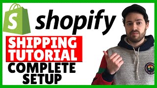 Shopify Shipping Tutorial  How To Setup Shipping Rates amp Settings In Your Store [upl. by Jenny25]