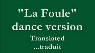 La Foule Edith Piaf translated traduit [upl. by Ahsimat]