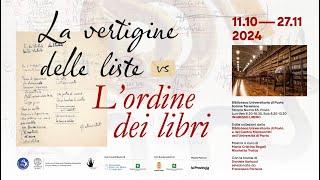 Mostra quotLa vertigine delle liste VS Lordine dei libriquot servizio di Pavia Milano TV canale 78 [upl. by Ysak742]