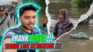 PRANK BUAYA DALAM BANJIR [upl. by Aicemaj575]