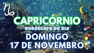 ♑ CAPRICÓRNIO 🎁 VAI ACONTECER NESTE DOMINGO 17 DE NOVEMBRO DE 2024 [upl. by Reis]