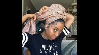 Easy Headwrap Tutorial  Bri Pile [upl. by Tsiuqram]