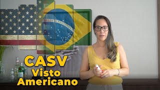 CASV  VISTO AMERICANO  RENOVAÇÃO DE VISTO [upl. by Jordain]