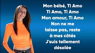 Dana  Ti Amo ParolesLyrics [upl. by Atsejam839]