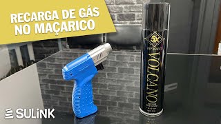 Como fazer a Recarga de Gás no Maçarico Premium  SULINK [upl. by Kreiker]