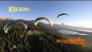 NOVA AONIC  Ein Gleitschirmflug vom Buchenberg [upl. by Mountfort]