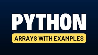 Python for Automation Testing Tutorial 26  Python Arrays [upl. by Yasu]