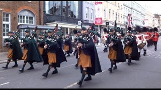 Changing the Guard at Windsor Castle  Saturday the 29th of April 2017 [upl. by Ojillek]