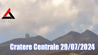 Etna  Cratere Centrale 29072024  KdEtna [upl. by Katina745]