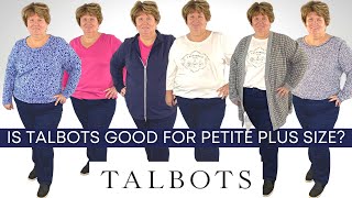 FIRST EVER Talbots Fall 2022 Tryon Haul Can a Petite Plus Size Woman Fit into Talbots Clothes [upl. by Eleirbag]