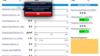 HT NIOSH Lift calculator  Humantech inc [upl. by Cost]