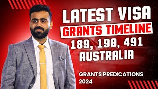 Australia Visa Processing Grant Time 491 190 189  Australian Immigration News Update 2024 [upl. by Llerud]