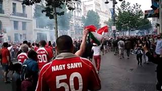 EURO 2016 Magyarország vs Izland  Körülbelül 70000 hogrois Marseilleben Jó eambiance  BRAVO [upl. by Egon820]