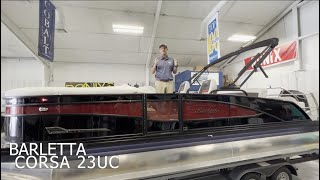 Review of the Barletta Corsa 23UC Full Feature amp Benefit Walkaround What A Fantastic Boat [upl. by Suoicerp]