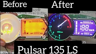 Pulsar 135 LS Meter Repair and Modify with Multicolours [upl. by Fenner300]