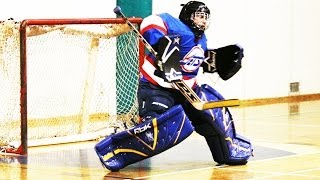 Justin Faykosh  Ball Hockey Saves  Best Ball Hockey Goalies  Best Ball Hockey Saves [upl. by Hurty]