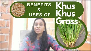 Benefits amp uses of Khus Khus Grass Vettiver by Dr Divya Amritjude [upl. by Nyllek]