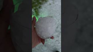 Aftermath of the Hailstorm in Calgary thunderstorm No ice cubes shortage abstorm August 5th 2024 [upl. by Dviad]