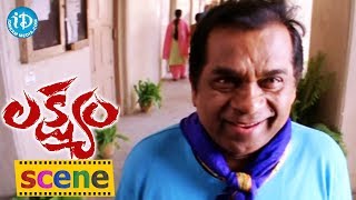 Lakshyam Movie  Anushka Gopichand Brahmanandam Funny Scene [upl. by Nylanej]