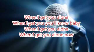 Robin Thicke  When I get you alone Karaoke [upl. by Aled228]