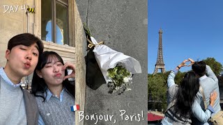 여행브이로그✈️Paris🇫🇷day4🐝에펠뷰 호텔은 여기닷✨하얏트리젠시파리에투알🖼️루브르박물관☕️르카페말리📸에펠탑포토존 [upl. by Ainessej651]