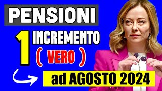 PENSIONI 👉 ECCO IL PROSSIMO quotAUMENTOquot REALE AD AGOSTO DOPO LA 14ESIMA❗️È UFFICIALE 💰 [upl. by Elleraj818]