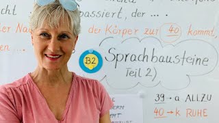 B2  telc Sprachbausteine Teil 2  Schlafen  Deutsch lernen [upl. by Candida549]