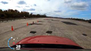 Philly SCCA Autocross 102624 at Warminster Best run 39479 [upl. by Nojad912]