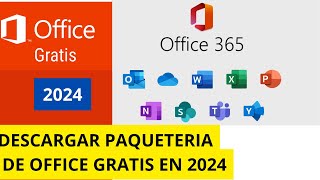 Instalar paqueteria de Office GRATIS en 2024 [upl. by Drazze316]