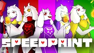 SpeedPaint Alternative Universe Toriel Undertale AUs Part 1 [upl. by Adnoma]