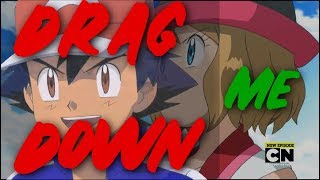 Ash and SerenaDrag me Down Amourshipping  Thanks for 10000 [upl. by Culley]