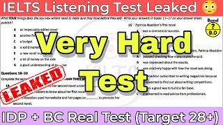 10 October 19 October 2024 IELTS Listening Practice Test With Answer  Hard IELTS Listening Test [upl. by Kellda955]