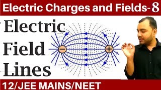 Electric Charges and Fields 08  Electric Field 5  Electric Field Lines IIT JEE MAINSNEET [upl. by Winters]