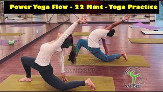 Power Yoga Flow  22 Mint  Yoga Practice  Vietnam [upl. by Wilber44]