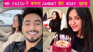 Jannat Zubair Birthday Jannat Ko Mila Gharwalo Se SURPRISE MrFaisu Ka SPECIAL POST [upl. by Solhcin132]