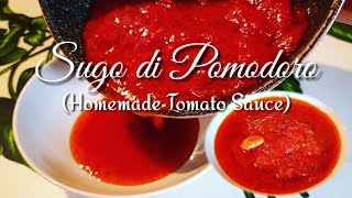 Sugo di Pomodoro  Homemade Tomato Sauce [upl. by Airehtfele276]