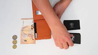 TRAVANDO Slim Wallet quotLONDONquot [upl. by Redmer]