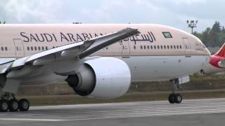 Saudi Arabian Airlines 777 Takeoff [upl. by Arjun]