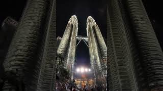 Twin Towers Spectacular 31st Night View in Malaysia [upl. by Howund]