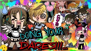 DOING YOUR DARES  50 Dares  Gacha Life READ THE DESC [upl. by Sadoff600]