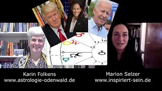 Astrologie Donald Trump Joe Biden  Kamala Harris Was sagen d Sterne GeburtsHoroskopVergleich [upl. by Schram277]