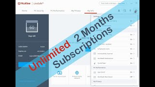 McAfee LiveSafe Unlimited Subscriptions 2021  MxTech [upl. by Krigsman739]