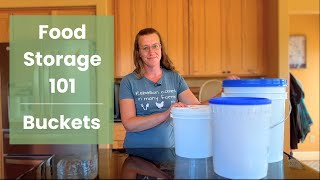 Storing Bulk Foods  Choose the RIGHT Bucket [upl. by Leifer395]